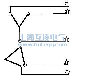 三相五柱式電壓互感器結構圖